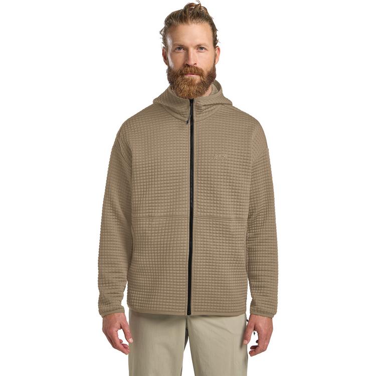 Jack Wolfskin Jack Wolfskin MOGARI HOODED  FZ M Fleecejacke Herren - hazel wood - 0 | SportScheck
