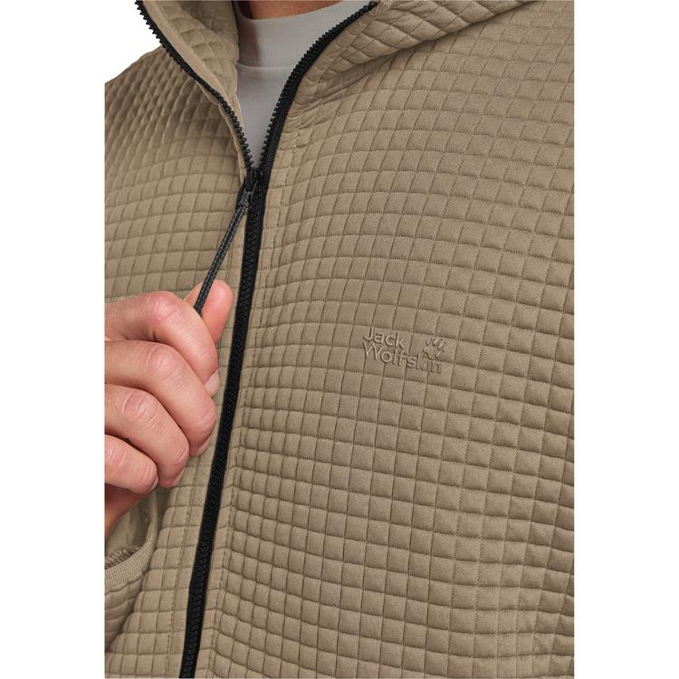 Jack Wolfskin Jack Wolfskin MOGARI HOODED  FZ M Fleecejacke Herren - hazel wood - 1 | SportScheck