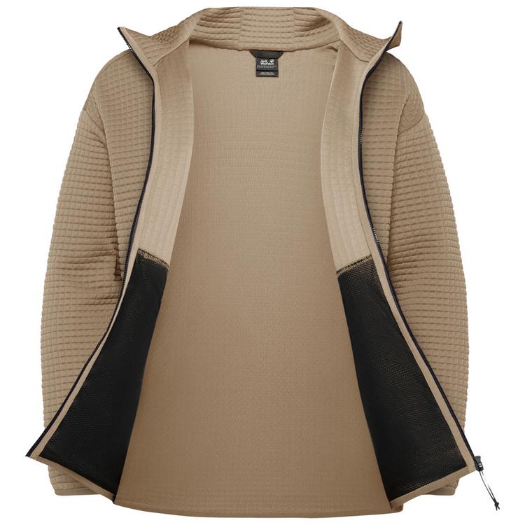 Jack Wolfskin Jack Wolfskin MOGARI HOODED  FZ M Fleecejacke Herren - hazel wood - 3 | SportScheck