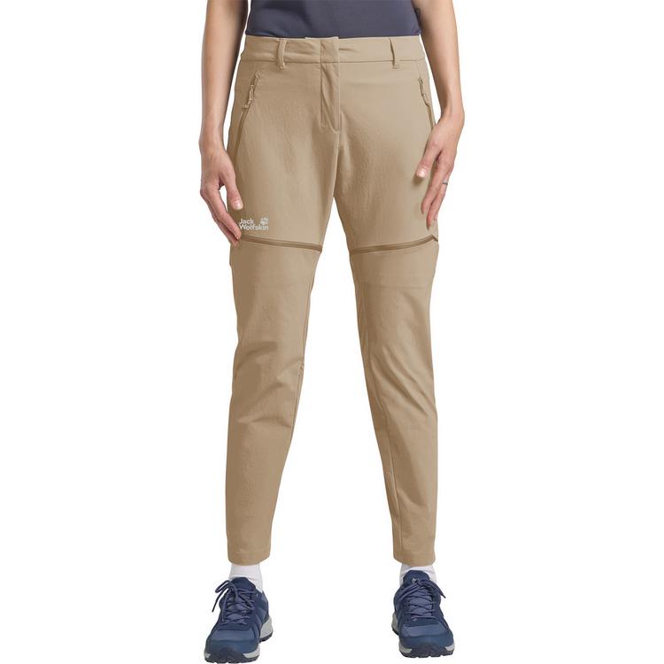 Jack Wolfskin Jack Wolfskin HIKEOUT ZIP AWAY PANTS W Funktionshose Damen - hazel wood - 0 | SportScheck