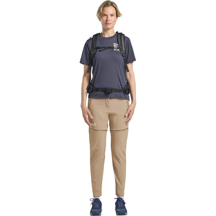 Jack Wolfskin Jack Wolfskin HIKEOUT ZIP AWAY PANTS W Funktionshose Damen - hazel wood - 2 | SportScheck