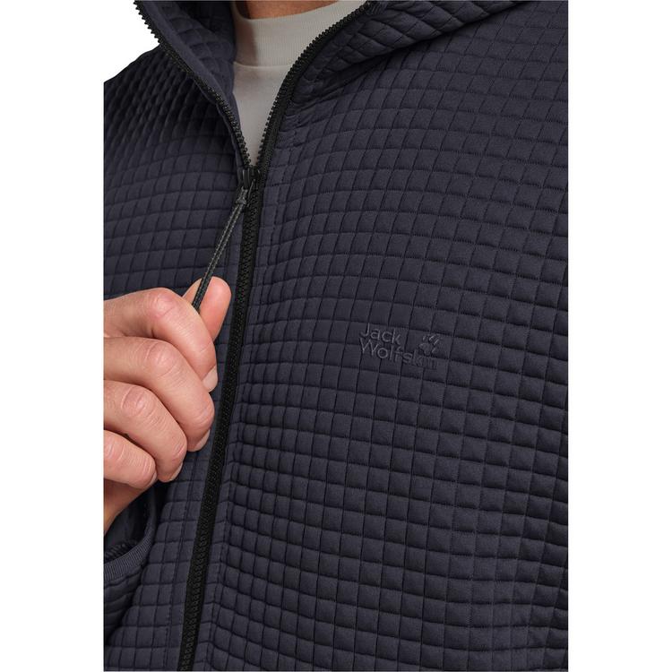 Jack Wolfskin Jack Wolfskin MOGARI HOODED  FZ M Fleecejacke Herren - dark navy / dark navy - 1 | SportScheck