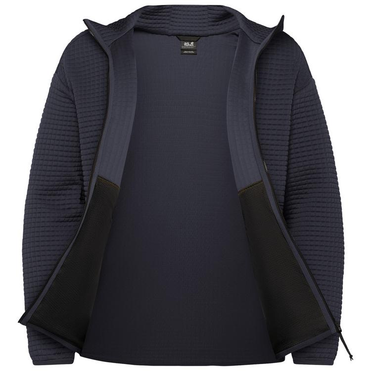 Jack Wolfskin Jack Wolfskin MOGARI HOODED  FZ M Fleecejacke Herren - dark navy / dark navy - 3 | SportScheck