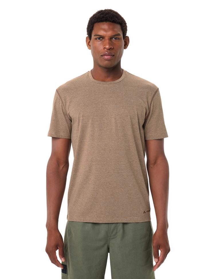 VAUDE VAUDE Men's Mineo Striped T-Shirt II T-Shirt Herren - tobacco - 0 | SportScheck