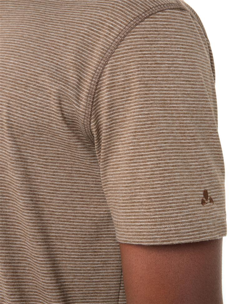 VAUDE VAUDE Men's Mineo Striped T-Shirt II T-Shirt Herren - tobacco - 0 | SportScheck