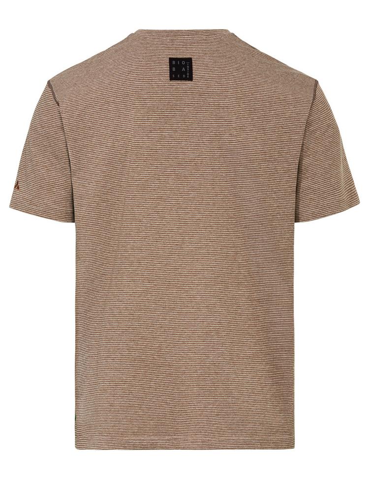 VAUDE VAUDE Men's Mineo Striped T-Shirt II T-Shirt Herren - tobacco - 0 | SportScheck