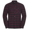 Jack Wolfskin LITE FLANNEL SHIRT M Langarmhemd Herren - CHECK amaranth