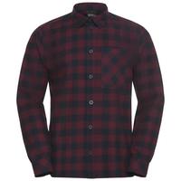Jack Wolfskin LITE FLANNEL SHIRT M Langarmhemd Herren - CHECK amaranth