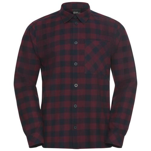 Jack Wolfskin LITE FLANNEL SHIRT M Langarmhemd Herren