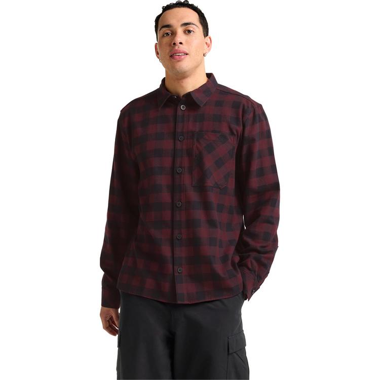 Jack Wolfskin Jack Wolfskin LITE FLANNEL SHIRT M Langarmhemd Herren - CHECK amaranth - 0 | SportScheck