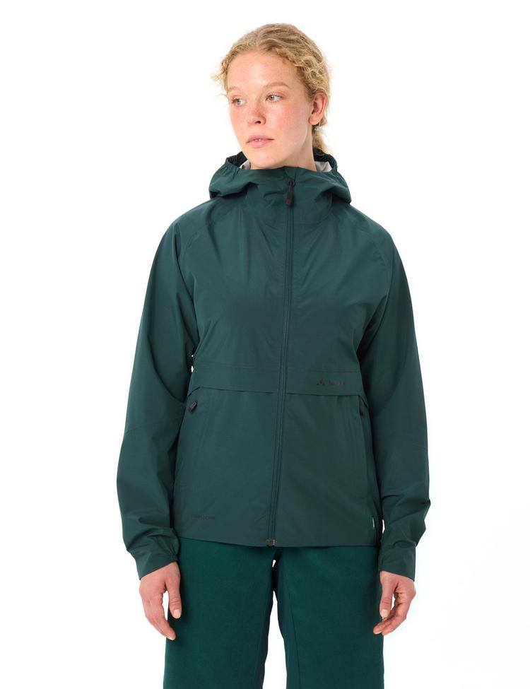 VAUDE VAUDE Women's Loamer Rain Jacket Fahrradjacke Damen - deep pond - 0 | SportScheck