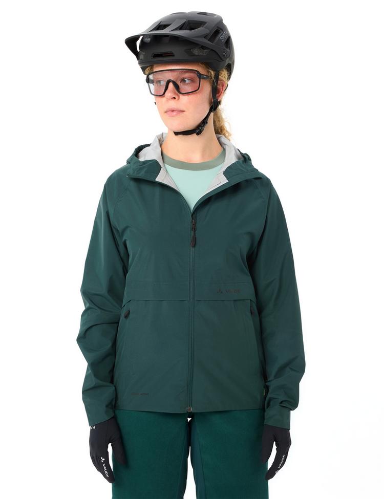 VAUDE VAUDE Women's Loamer Rain Jacket Fahrradjacke Damen - deep pond - 2 | SportScheck