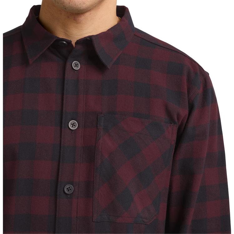 Jack Wolfskin Jack Wolfskin LITE FLANNEL SHIRT M Langarmhemd Herren - CHECK amaranth - 0 | SportScheck