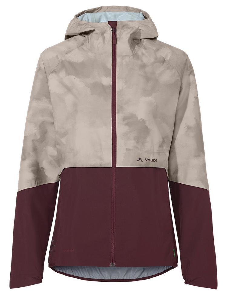 VAUDE VAUDE Women's Loamer Rain Jacket Fahrradjacke Damen - linen - 0 | SportScheck