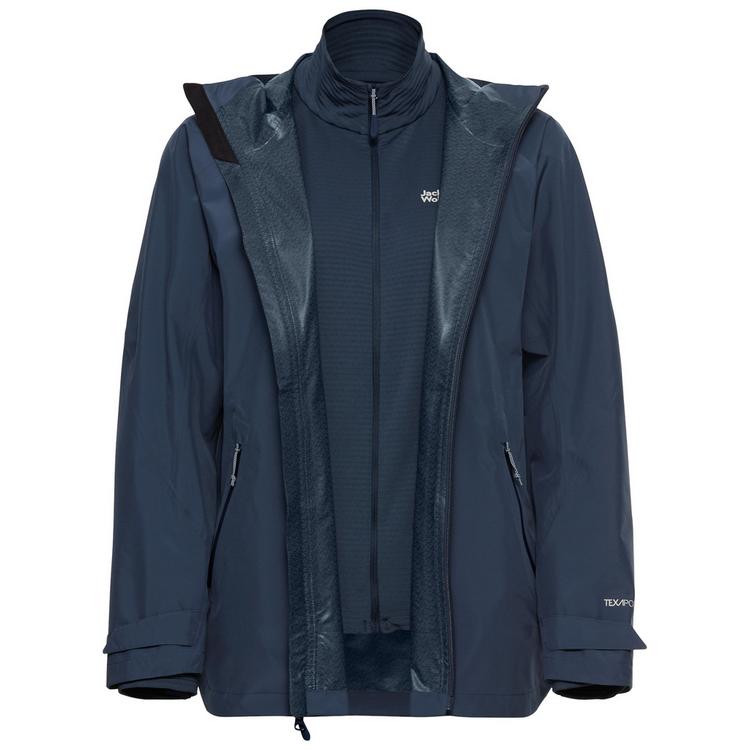 Jack Wolfskin Jack Wolfskin LITESTRIDE 3IN1 JKT W Funktionsjacke Damen - midnight sky - 0 | SportScheck