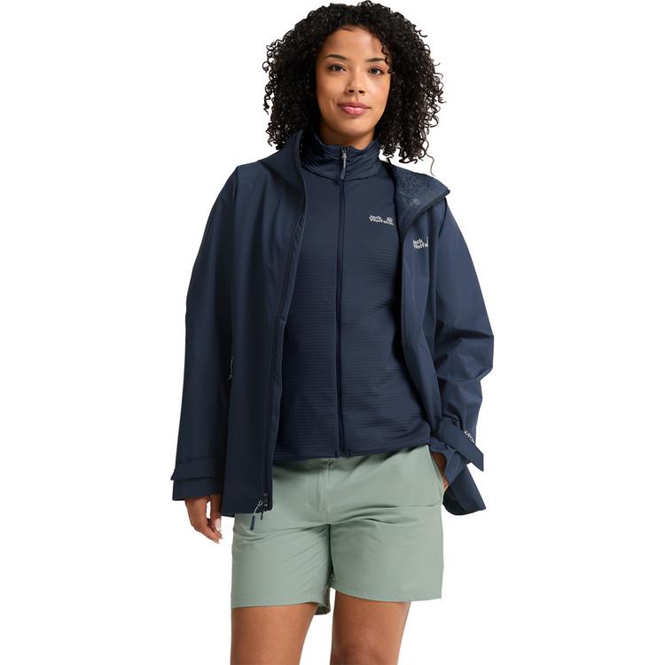 Jack Wolfskin Jack Wolfskin LITESTRIDE 3IN1 JKT W Funktionsjacke Damen - midnight sky - 0 | SportScheck