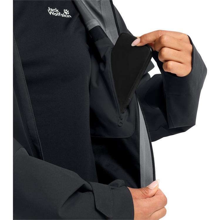 Jack Wolfskin Jack Wolfskin ROCKPAW 3L JKT W Funktionsjacke Damen - phantom - 2 | SportScheck