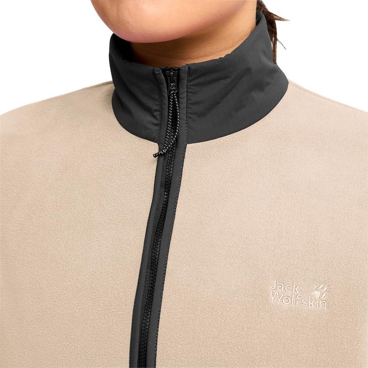 Jack Wolfskin Jack Wolfskin SUMETRO FZ W Fleecejacke Damen - oyster - 0 | SportScheck