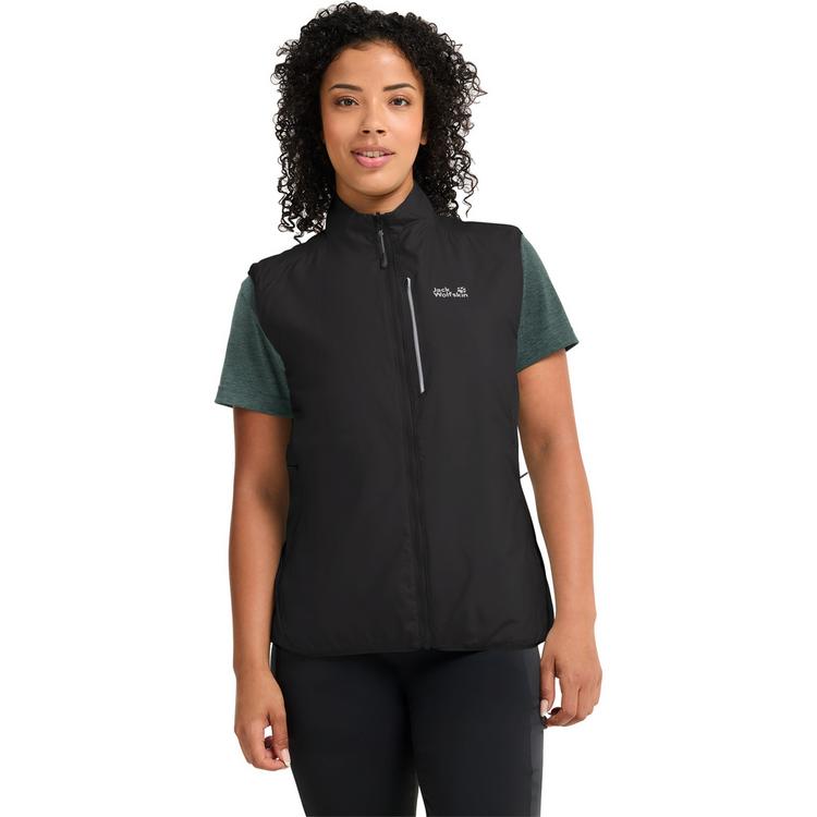 Jack Wolfskin Jack Wolfskin TRAIL LIGHT INS 2IN1 VEST W Outdoorweste Damen - black - 0 | SportScheck