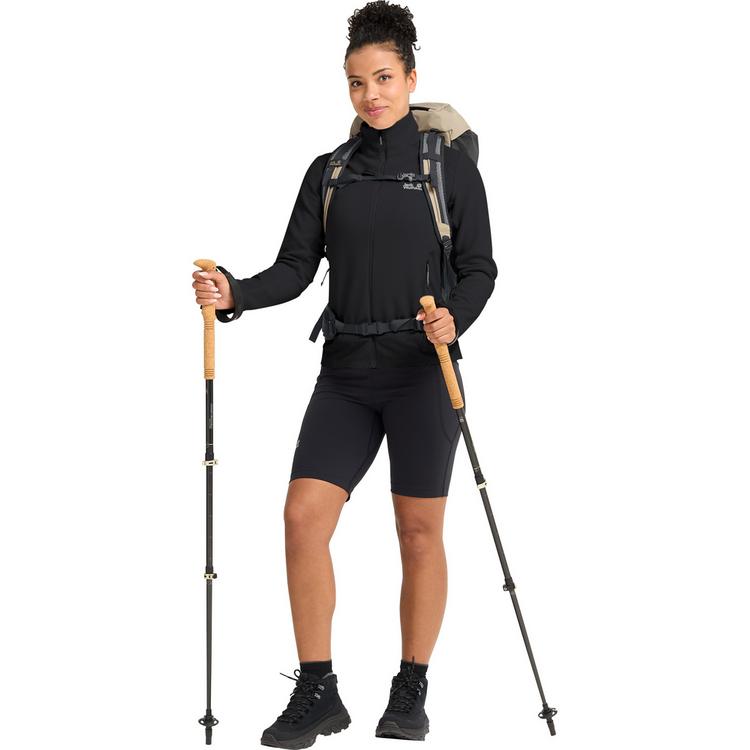 Jack Wolfskin Jack Wolfskin RIDGE HIKE FZ W Funktionsjacke Damen - black - 2 | SportScheck