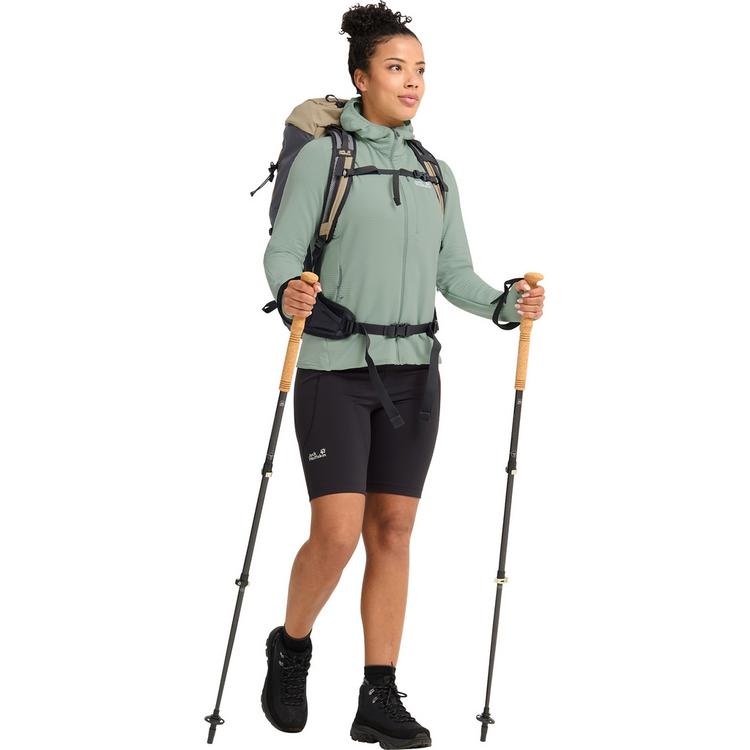 Jack Wolfskin Jack Wolfskin LITESTRIDE HOODED FZ W Funktionsjacke Damen - green zinnia - 2 | SportScheck