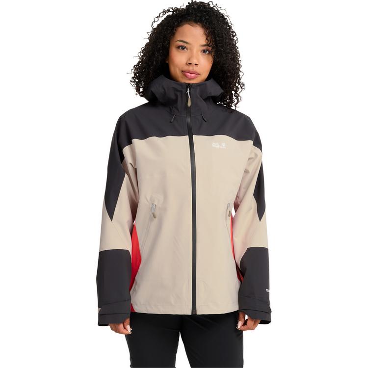 Jack Wolfskin Jack Wolfskin ROCKPAW 3L JKT W Funktionsjacke Damen - oyster - 0 | SportScheck