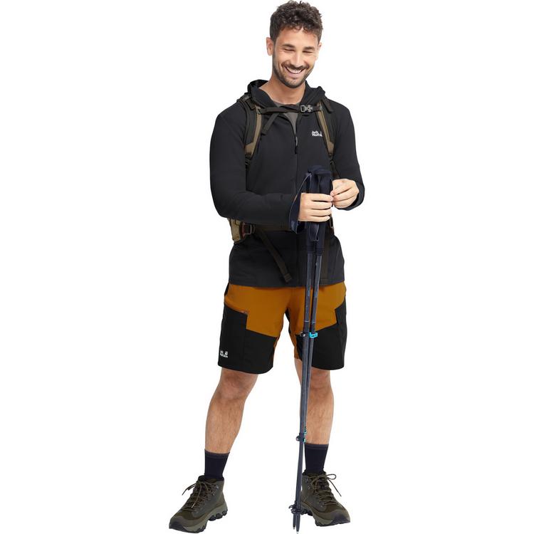 Jack Wolfskin Jack Wolfskin RIDGE HIKE HOODED FZ M Funktionsjacke Herren - black - 2 | SportScheck