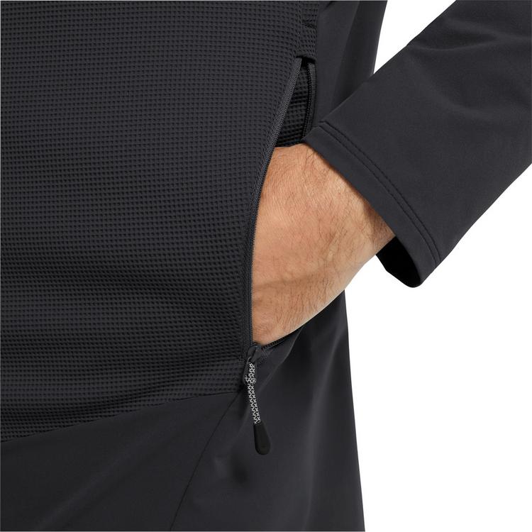 Jack Wolfskin Jack Wolfskin RIDGE HIKE HOODED FZ M Funktionsjacke Herren - black - 2 | SportScheck