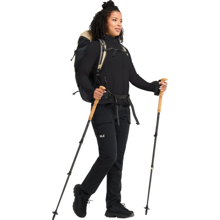 Jack Wolfskin Jack Wolfskin LITESTRIDE FZ W Funktionsjacke Damen - black - 2 | SportScheck