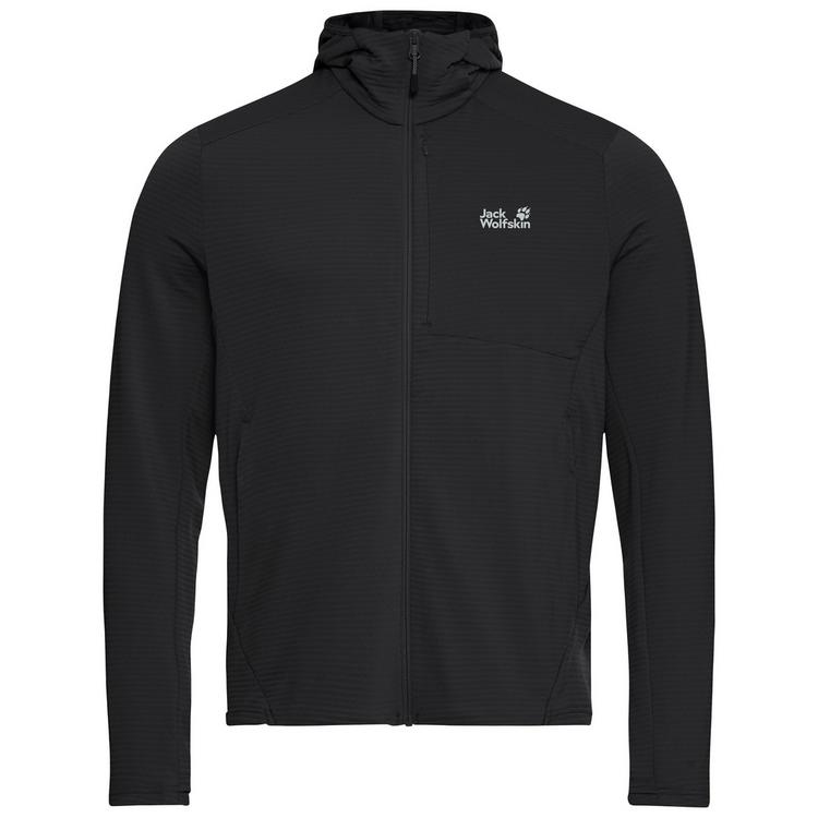Jack Wolfskin Jack Wolfskin LITESTRIDE HOODED FZ M Funktionsjacke Herren - black - 0 | SportScheck
