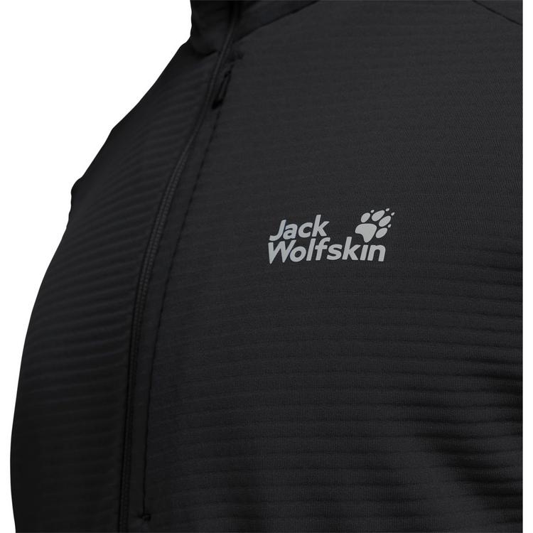 Jack Wolfskin Jack Wolfskin LITESTRIDE HOODED FZ M Funktionsjacke Herren - black - 0 | SportScheck