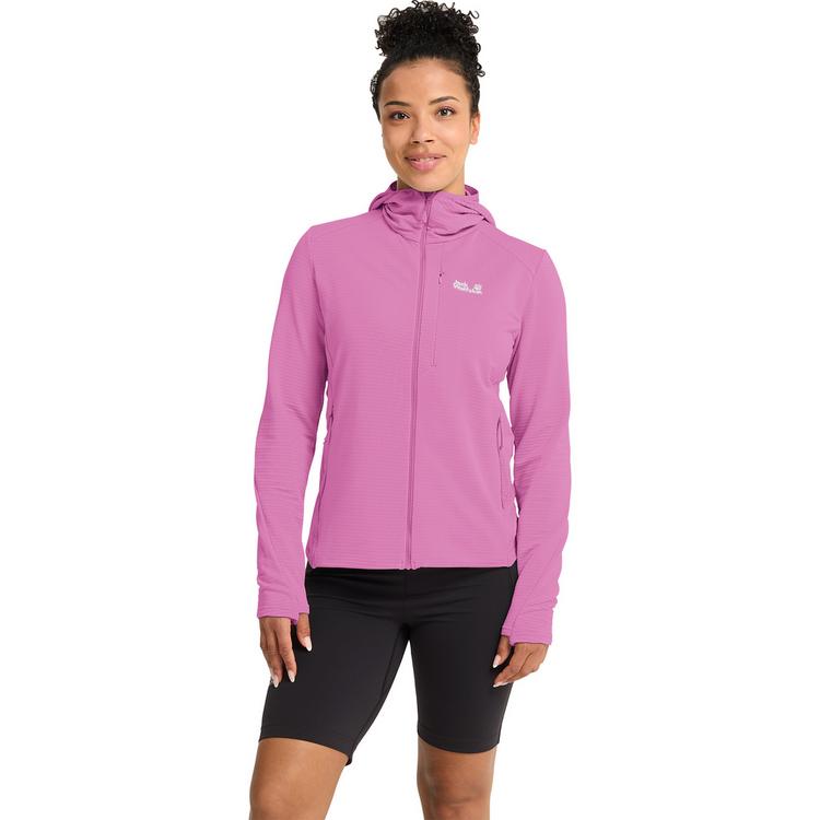 Jack Wolfskin Jack Wolfskin LITESTRIDE HOODED FZ W Funktionsjacke Damen - foxglove - 0 | SportScheck