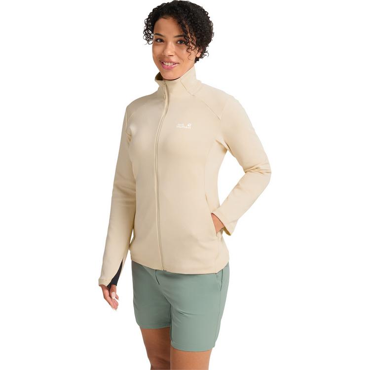 Jack Wolfskin Jack Wolfskin ASTROTRAIL FZ W Funktionsjacke Damen - oyster - 0 | SportScheck