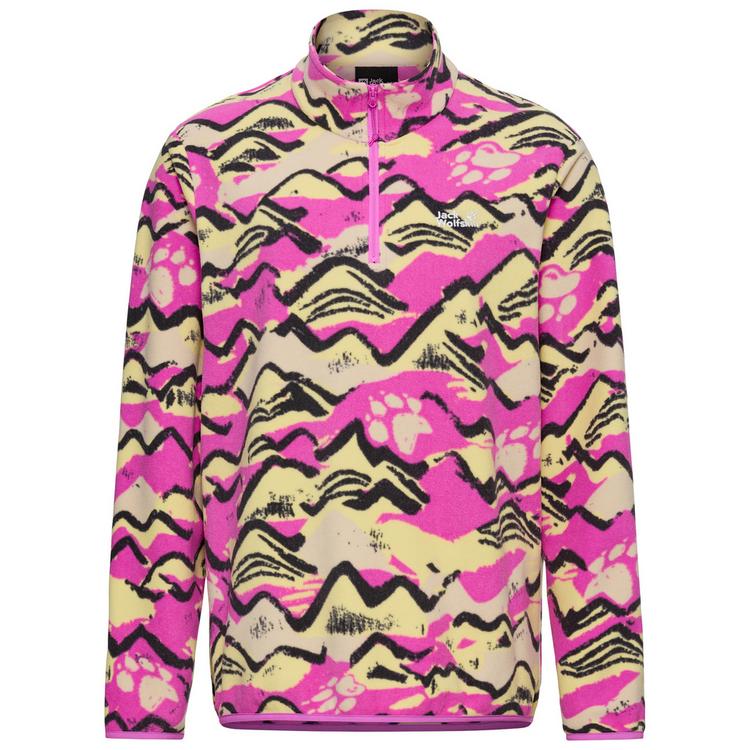 Jack Wolfskin Jack Wolfskin PAW ERA 100 PRINT HZ W Fleecepullover Damen - MOUNTAIN PAW foxglove - 0 | SportScheck