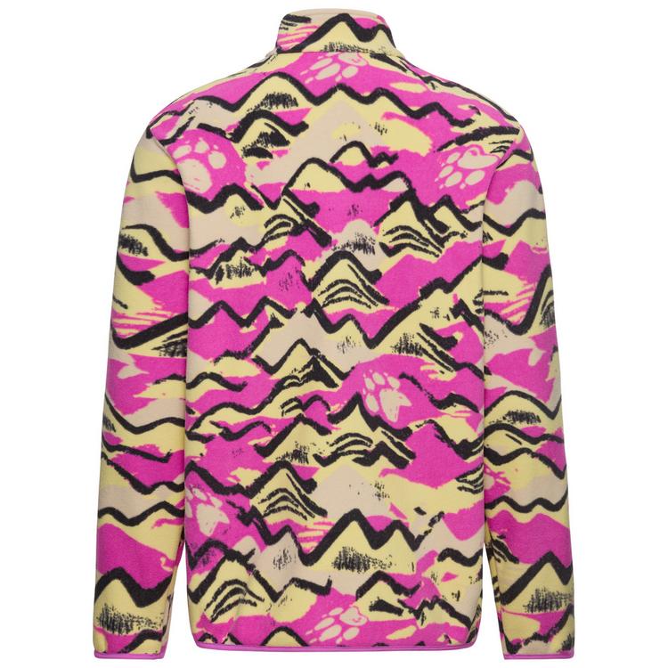 Jack Wolfskin Jack Wolfskin PAW ERA 100 PRINT HZ W Fleecepullover Damen - MOUNTAIN PAW foxglove - 0 | SportScheck