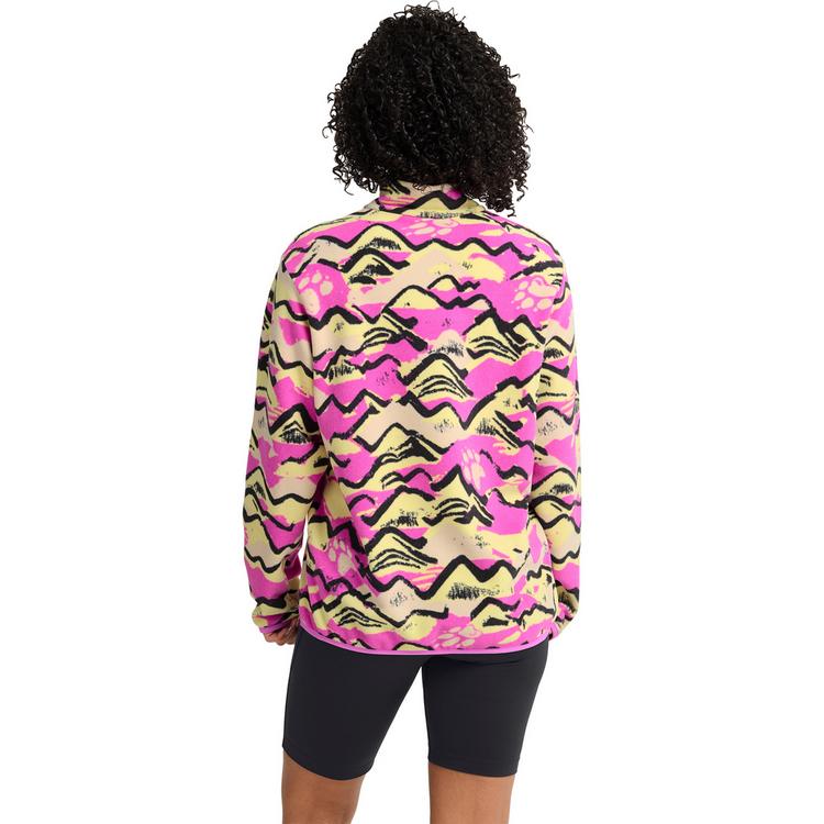 Jack Wolfskin Jack Wolfskin PAW ERA 100 PRINT HZ W Fleecepullover Damen - MOUNTAIN PAW foxglove - 1 | SportScheck