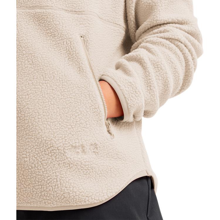Jack Wolfskin Jack Wolfskin LITE CURL HZ W Fleecepullover Damen - oyster - 2 | SportScheck