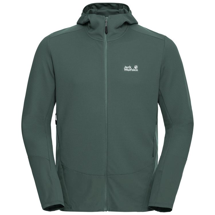Jack Wolfskin Jack Wolfskin RIDGE HIKE HOODED FZ M Funktionsjacke Herren - sago palm - 0 | SportScheck