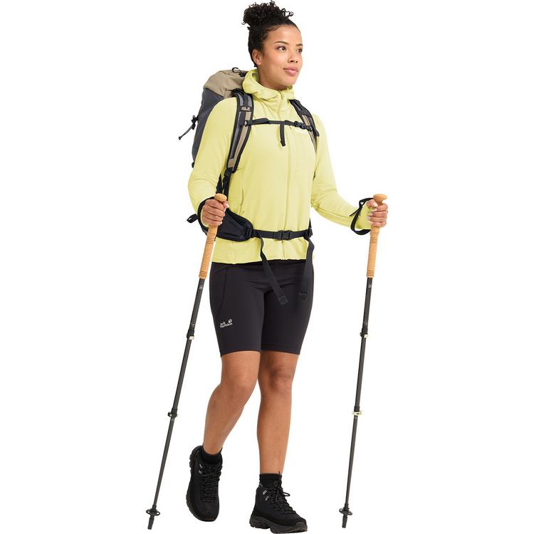Jack Wolfskin Jack Wolfskin LITESTRIDE HOODED FZ W Funktionsjacke Damen - daisy - 2 | SportScheck