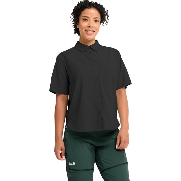 Jack Wolfskin Jack Wolfskin SIERRA CANYON SHIRT W Kurzarmhemd Damen - black - 0 | SportScheck