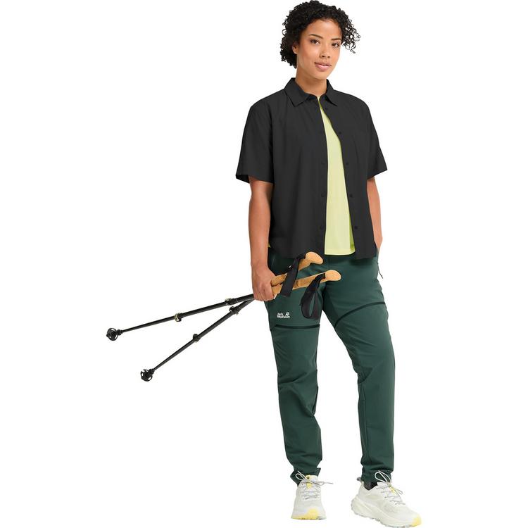 Jack Wolfskin Jack Wolfskin SIERRA CANYON SHIRT W Kurzarmhemd Damen - black - 2 | SportScheck