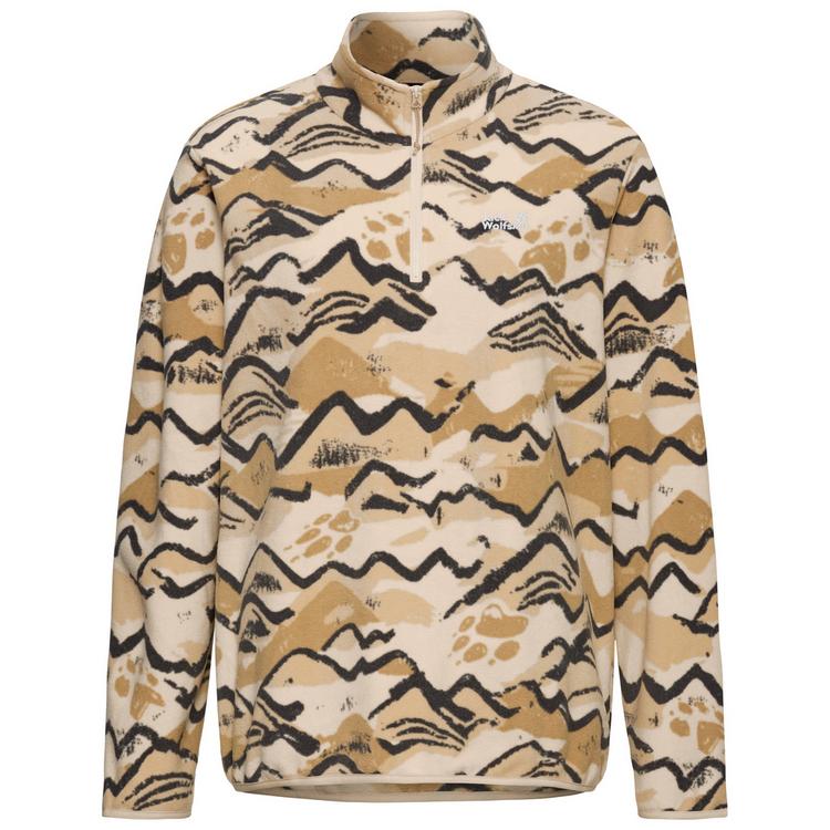 Jack Wolfskin Jack Wolfskin PAW ERA 100 PRINT HZ W Fleecepullover Damen - MOUNTAIN PAW oyster - 0 | SportScheck