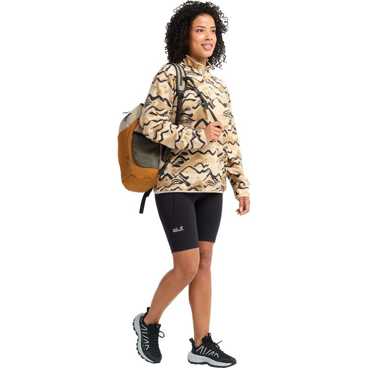 Jack Wolfskin Jack Wolfskin PAW ERA 100 PRINT HZ W Fleecepullover Damen - MOUNTAIN PAW oyster - 2 | SportScheck