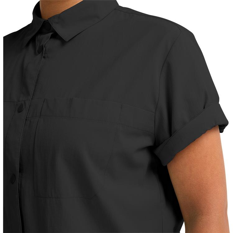 Jack Wolfskin Jack Wolfskin SIERRA CANYON SHIRT W Kurzarmhemd Damen - black - 0 | SportScheck