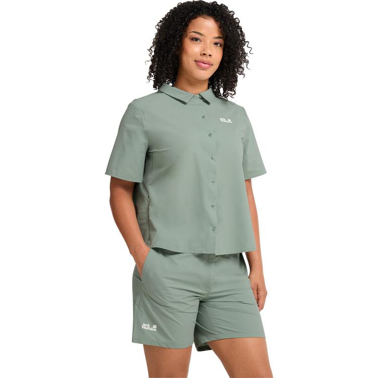 Jack Wolfskin Jack Wolfskin PRELIGHT SUNCOOL SHIRT W Funktionsshirt Damen - green zinnia - 0 | SportScheck