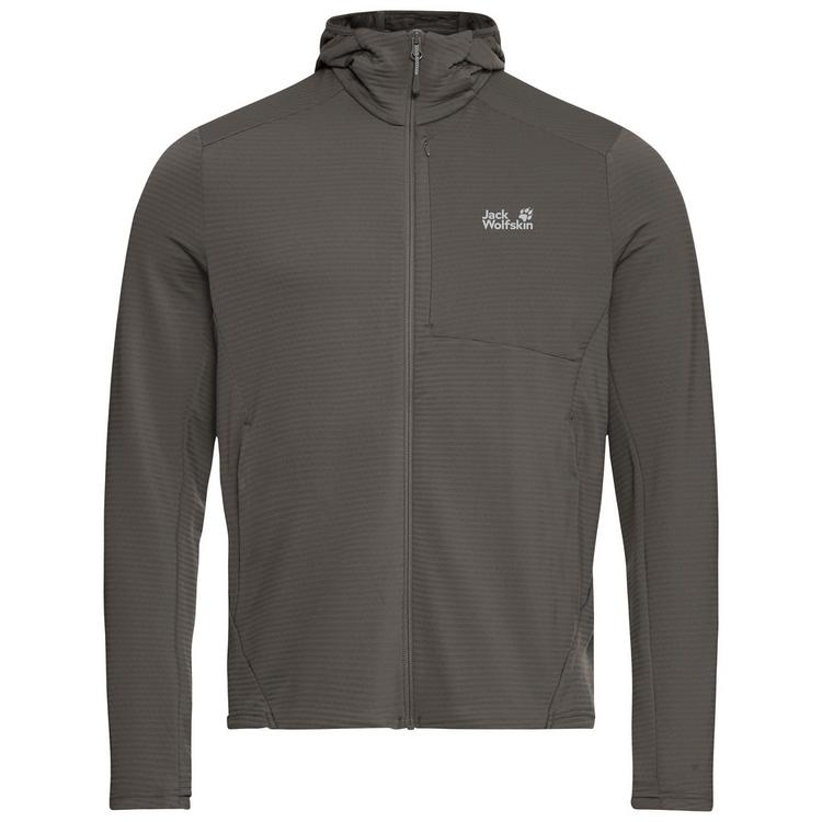 Jack Wolfskin Jack Wolfskin LITESTRIDE HOODED FZ M Funktionsjacke Herren - flint - 0 | SportScheck