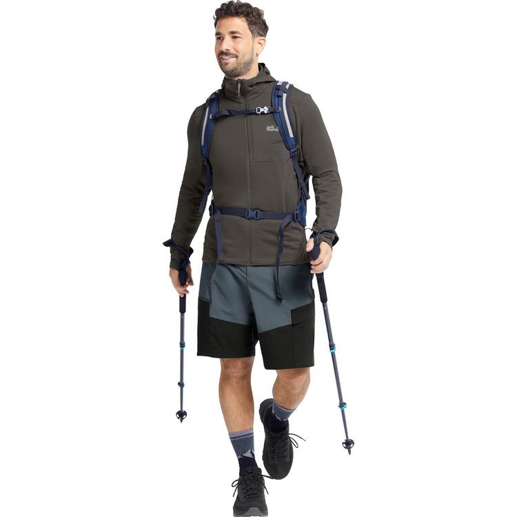 Jack Wolfskin Jack Wolfskin LITESTRIDE HOODED FZ M Funktionsjacke Herren - flint - 2 | SportScheck