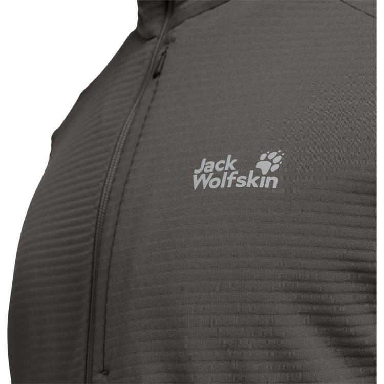 Jack Wolfskin Jack Wolfskin LITESTRIDE HOODED FZ M Funktionsjacke Herren - flint - 1 | SportScheck