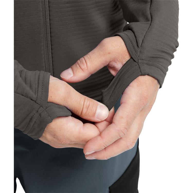 Jack Wolfskin Jack Wolfskin LITESTRIDE HOODED FZ M Funktionsjacke Herren - flint - 2 | SportScheck