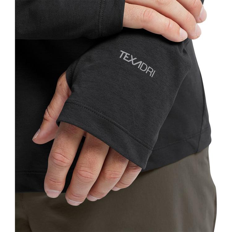 Jack Wolfskin Jack Wolfskin SUCOL HOODY M Langarmshirt Herren - black - 0 | SportScheck